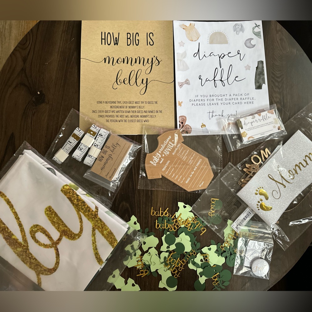 Baby shower decorations bundle